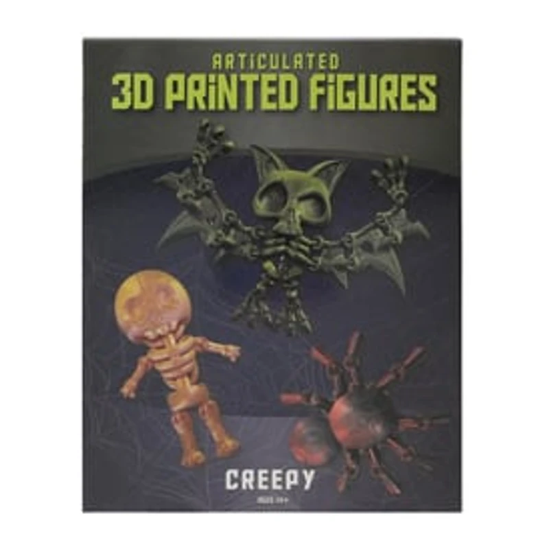 Articulated Creepy 3D Printed Figures 3-Pack (Styles May Vary)
