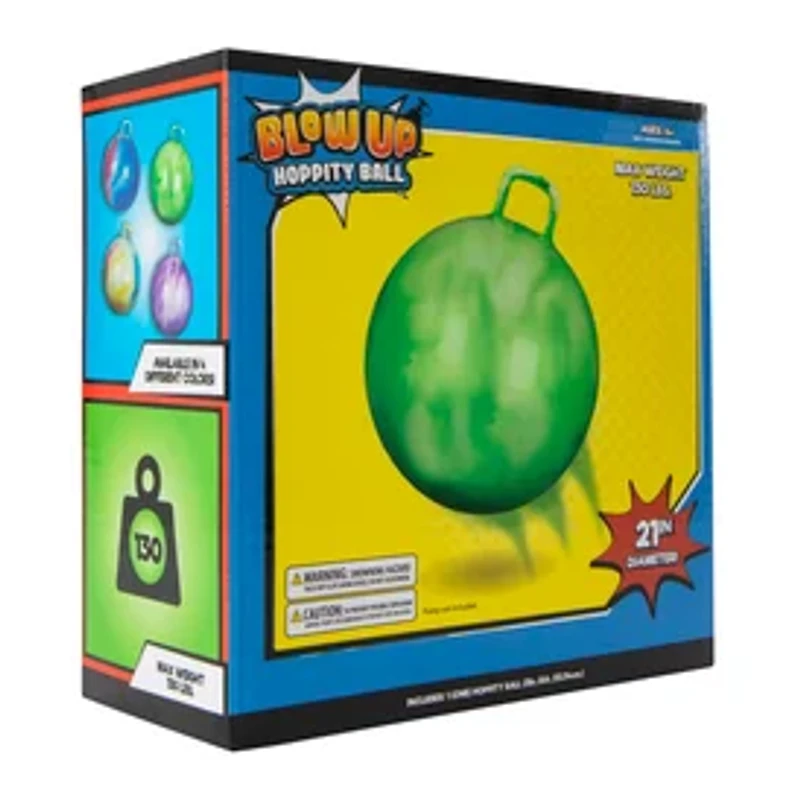 Hoppity Ball inflatable Bouncer Toy With Handle 21in