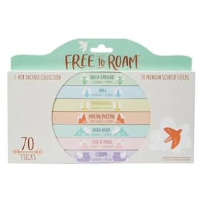 Free To Roam Scented Incense Stick Set 70-Count