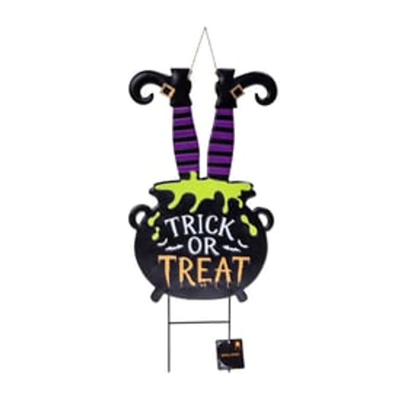 Halloween Trick Or Treat Metal Stake