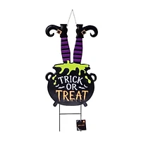 Halloween Trick Or Treat Metal Stake