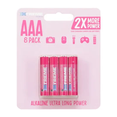 Xtreme Power™ AAA alkaline batteries 8-Pack