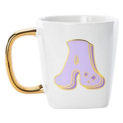 Metallic Disco Monogram Mug