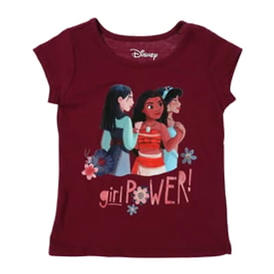Kid's Disney Princess 'Girl Power' Graphic Tee