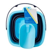 Collapsible Bucket With Shovel 8.5in x 6in