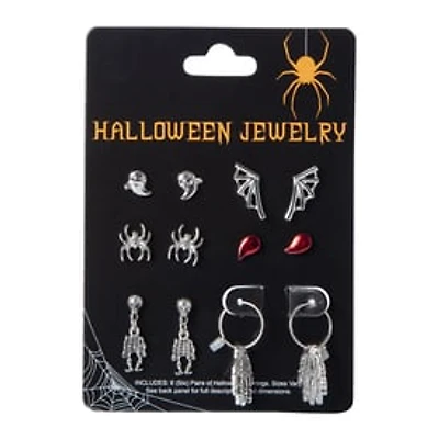 Halloween Earrings 6-Pairs Set
