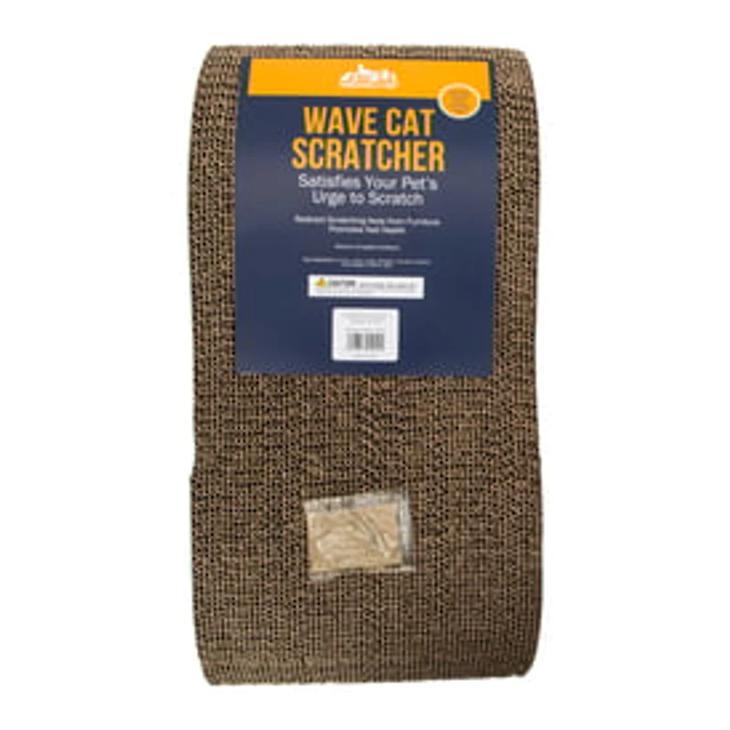 Wave Cat Scratcher With Catnip 17.75in x 9.5in