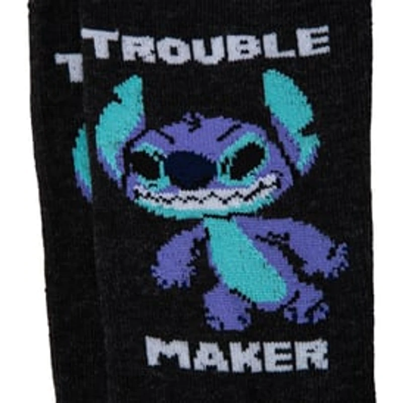 Disney Stitch Mens Crew Socks 2-Pack