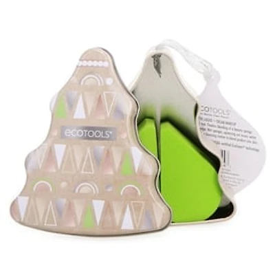 Ecotools® Plant-Based Tri-Fecting Makeup Wedges 2-Count w/ Tin