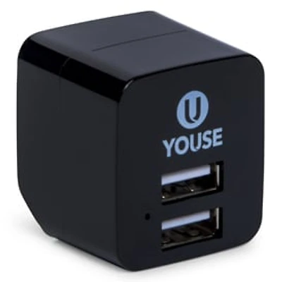 U Youse™ 2.4 Amp Dual USB Wall Charger