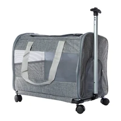 Rolling Pet Carrier For Pets Up To 25lbs
