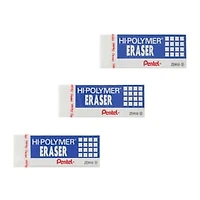 Pentel® Hi-Polymer® Eraser 3-Pack