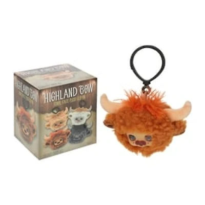 Highland Cow Vinyl Face Plush Clip-On (Styles May Vary)