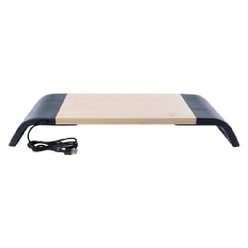 Desktop Computer Monitor Stand With Charging Ports 21in x 7.6in