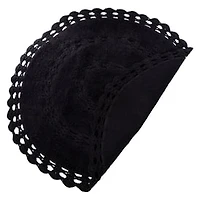 Cotton Crochet Round Rug 32in
