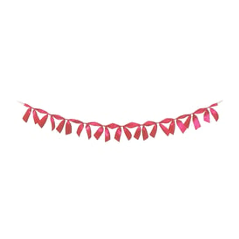 Valentine's Bow Garland