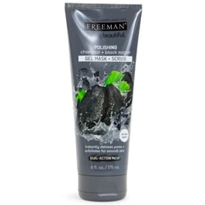 Freeman® Feeling Beautiful™ Polishing Charcoal + Black Sugar Gel Mask + Scrub