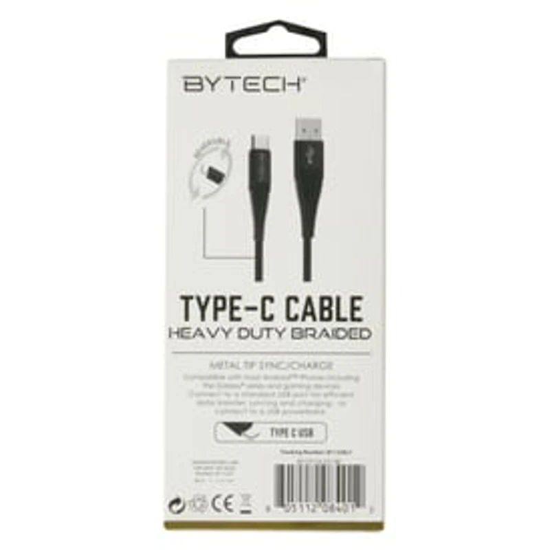 6ft Braided Premium USB-C To USB-A Cable