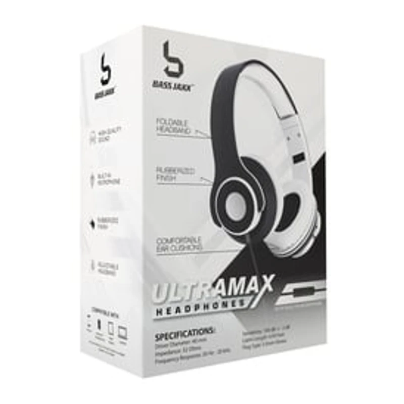 Ultramax Wired Over-Ear Headphones With Mic