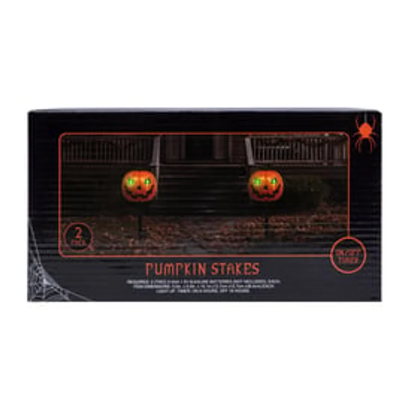 Halloween Pumpkin Stakes 2-Pack