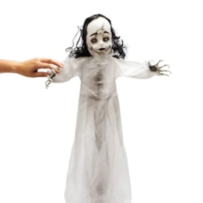 Halloween Haunted Doll LED Animatronic 3ft.