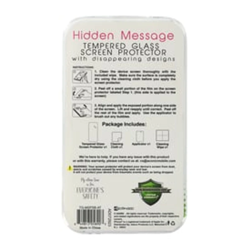 Hidden Message Screen Protector For iPhone 14 Plus®/14 Pro Max®/ Max