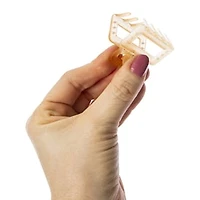 Rectangle Claw Clips 7-Count - Neutrals
