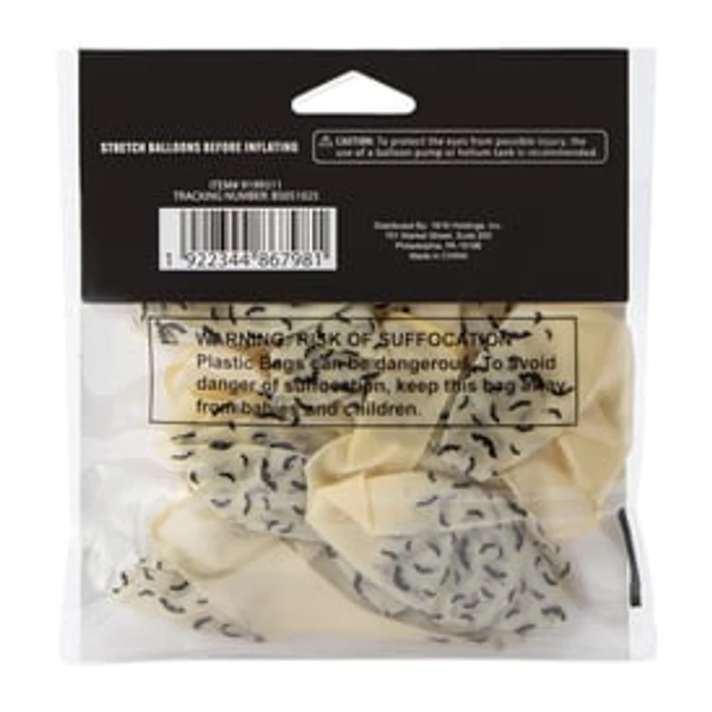 Halloween Bat Balloons 10-Pack