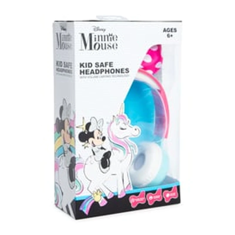 Minnie Mouse Bow Kid-Safe Headphones