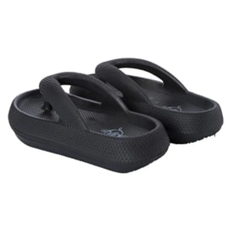 Ladies Puff Sole Flip Flops