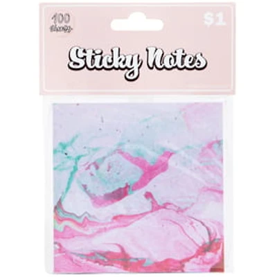 Marble Sticky Notes 100-Sheets