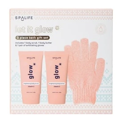 Spalife Let It Glow Bath Gift Set 3-Piece
