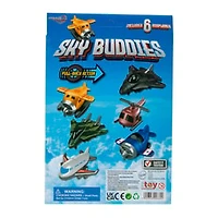 Sky Buddies Pull-Back Toy Airplanes 6-Pack