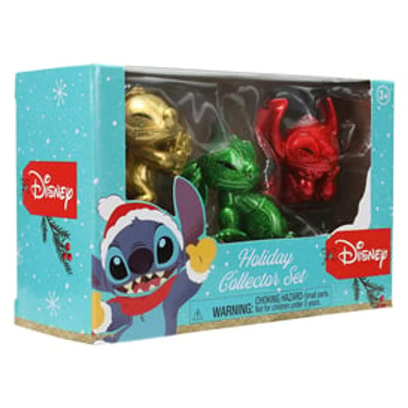 Disney Stitch Figures Holiday Collector Set 3-Count