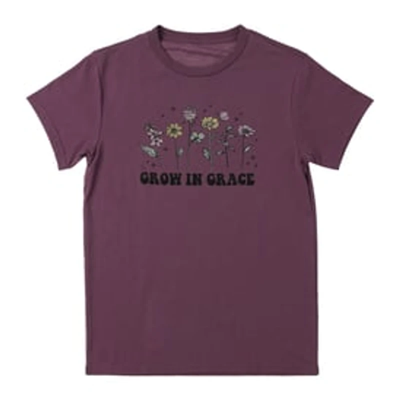 Grow Grace' Floral Graphic Tee