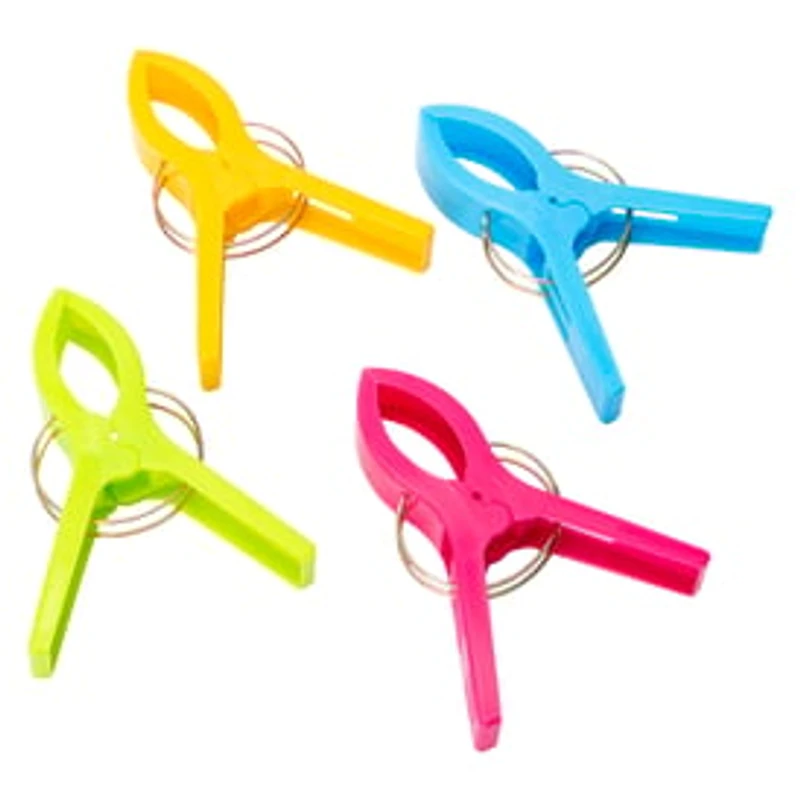 Beach Chair Towel Clips 4-Count