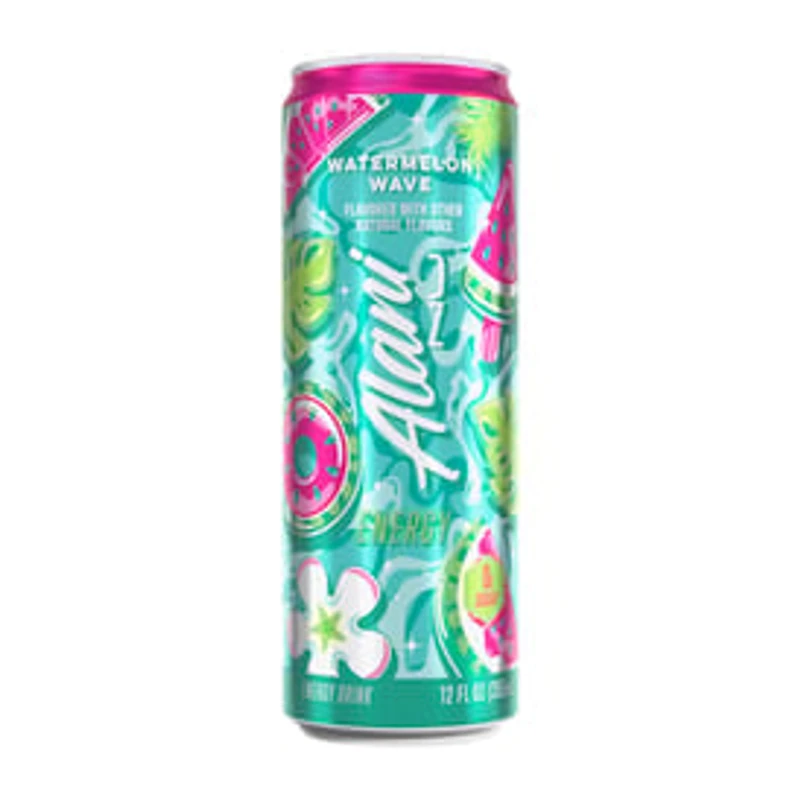 Alani Nu Watermelon Wave Energy Drink 12oz