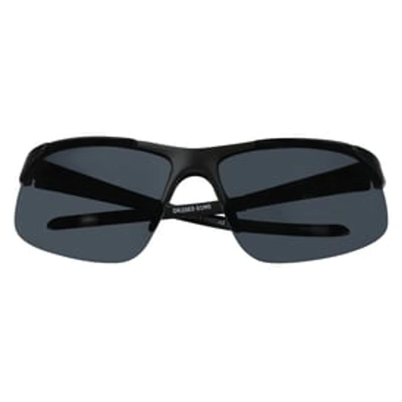 Mens Solid Sports Wrap Sunglasses