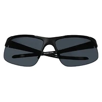 Mens Solid Sports Wrap Sunglasses