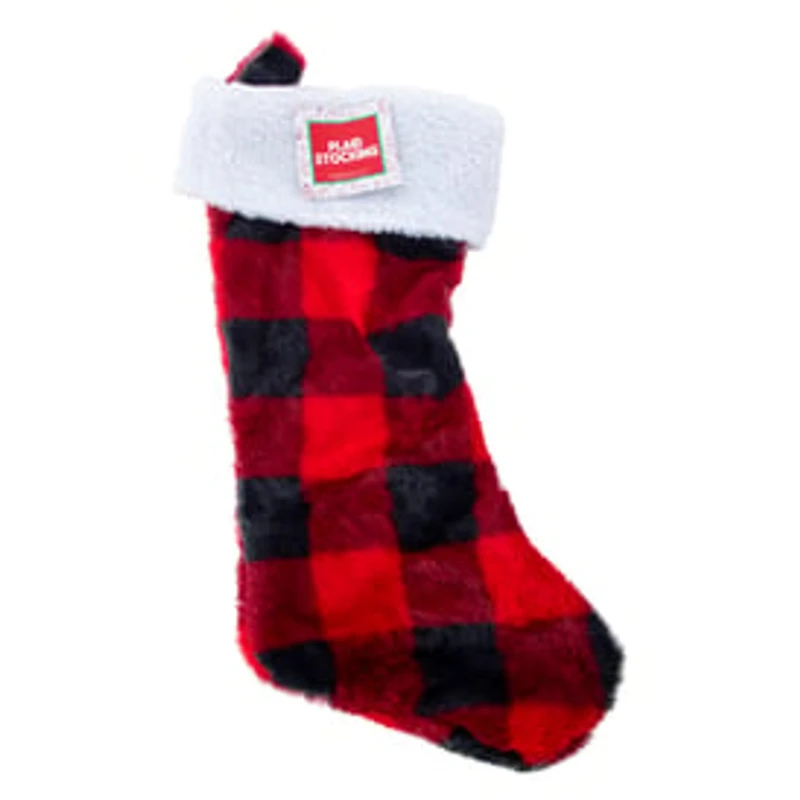 Plaid Christmas Stocking