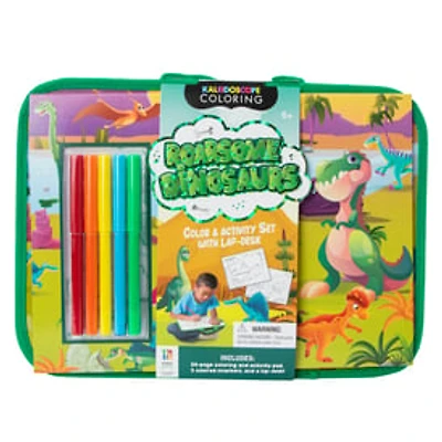 Roarsome Dinosaurs Color & Activity Set With Lap-Desk