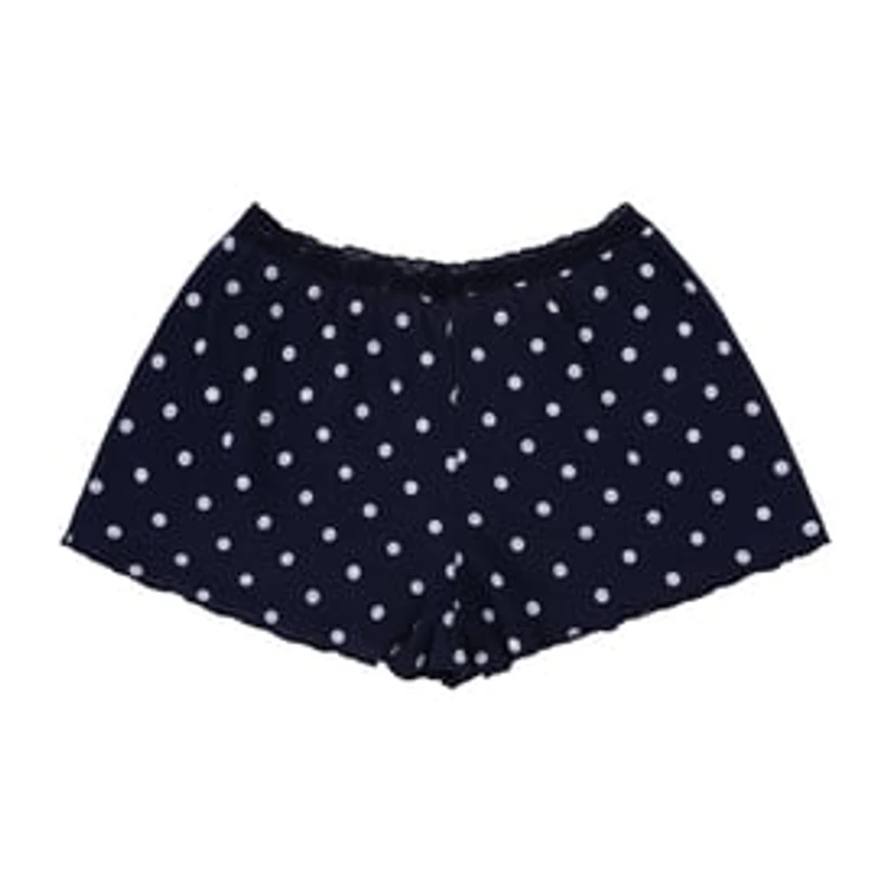 Juniors Polka Rib Shorts