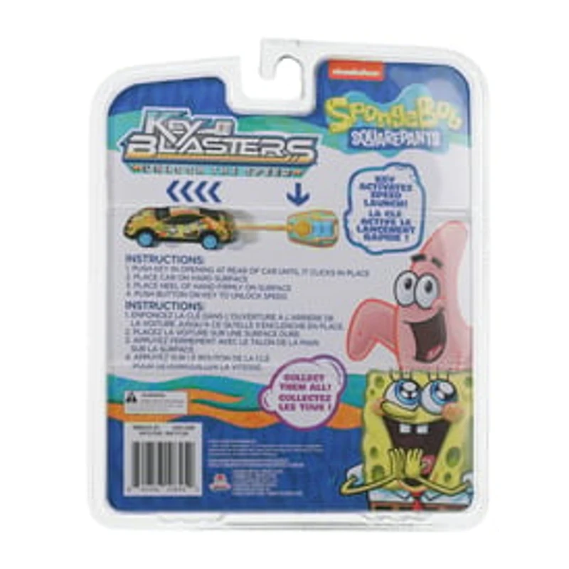 SpongeBob Squarepants™ Key Blasters Toy Race Car Set 2-Pack