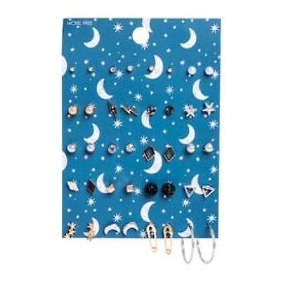 Celestial Studs & Hoop Earrings Set, 20 Pairs