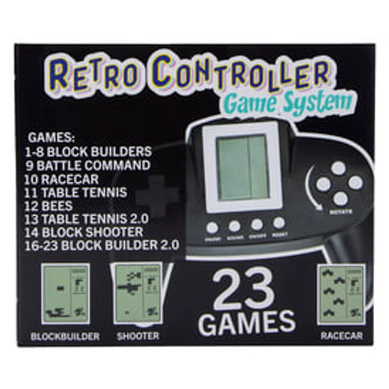 Retro Controller Game System With 23 Games