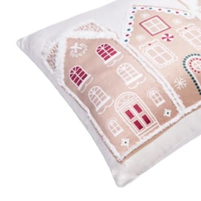 Christmas Gingerbread House Pillow