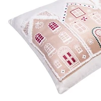 Christmas Gingerbread House Pillow