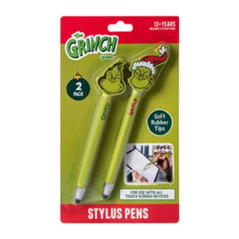 Licensed Christmas-Themed Stylus Pens 2-Pack