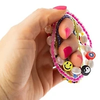 Beaded Bracelets 5-Pack - Happy