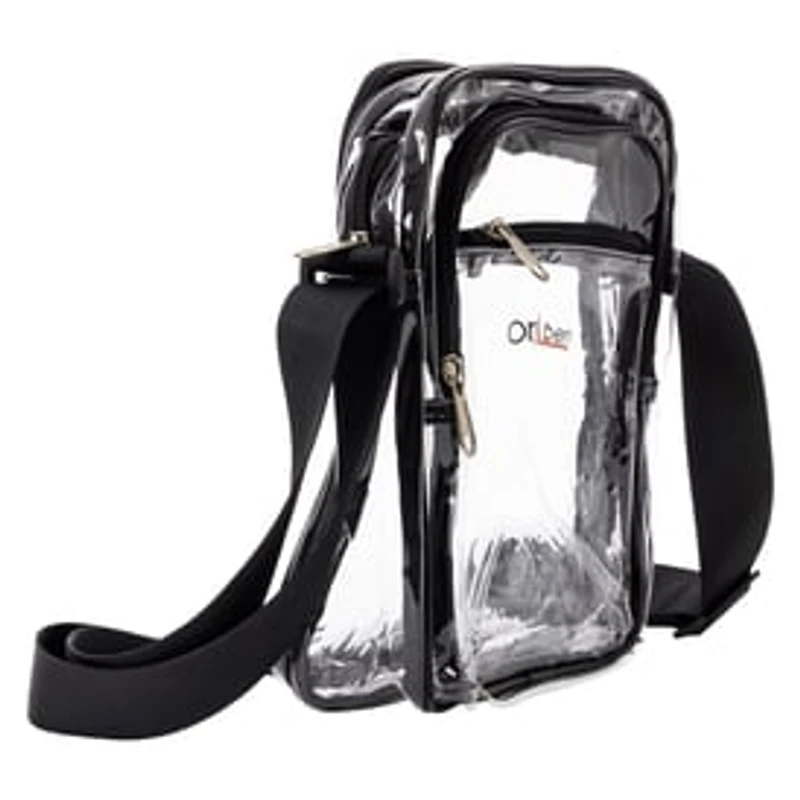 Clear Crossbody Satchel 10in x 8.6in